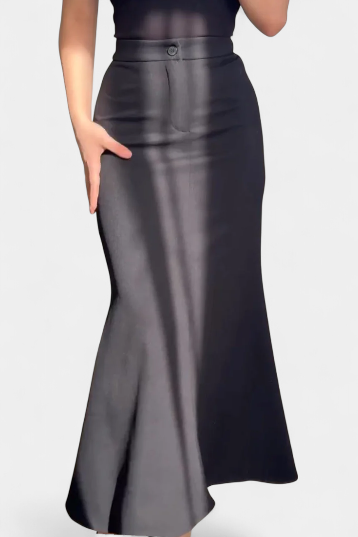 Milagros | Falda Entallada Estilo Sirena