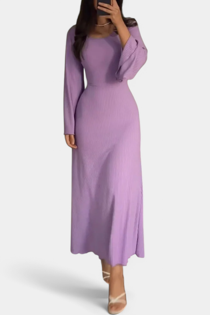 Livia | Vestido de Punto con Cintura