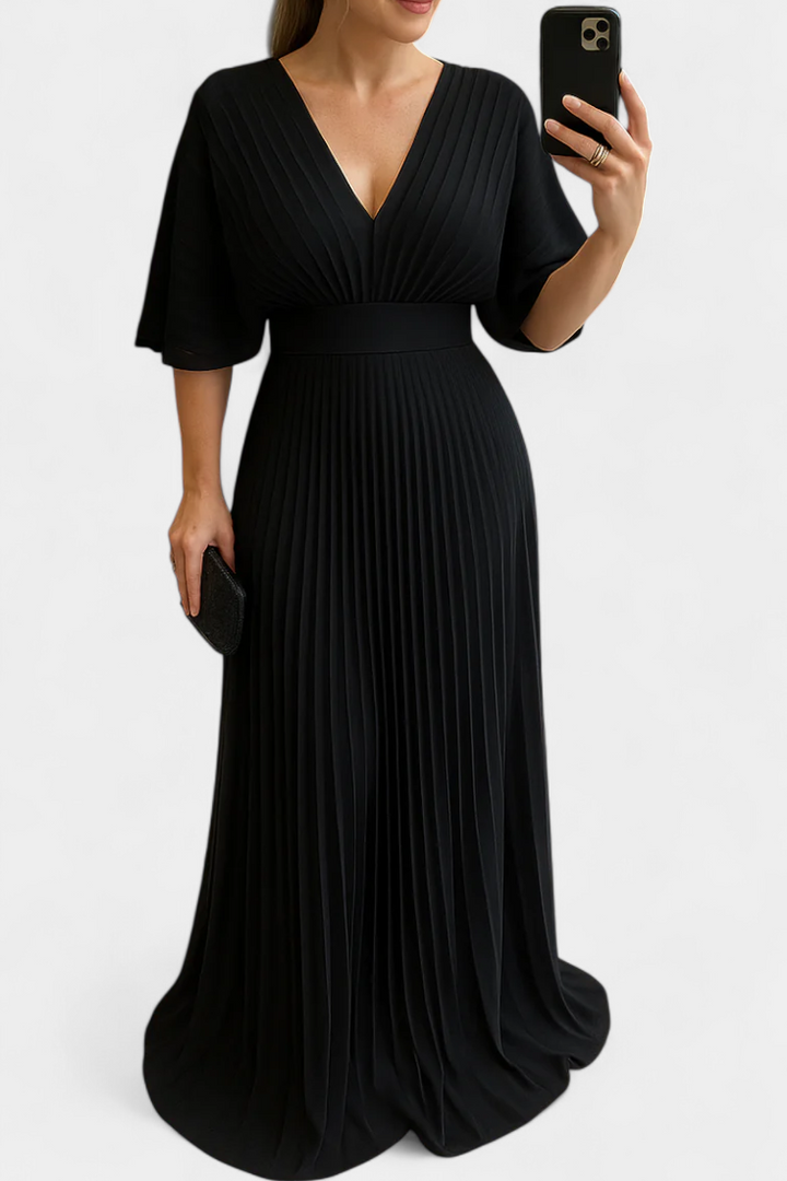 Odele | Vestido Plisado Fluido y Favorecedor