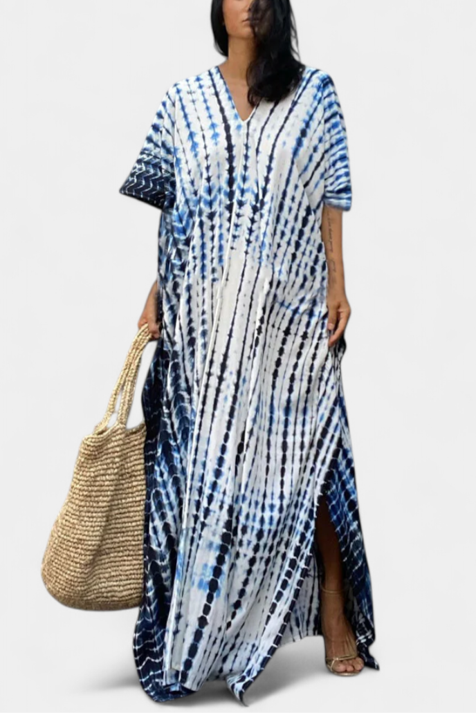 Rositsa | Vestido Kaftan Tie-Dye Bohemio