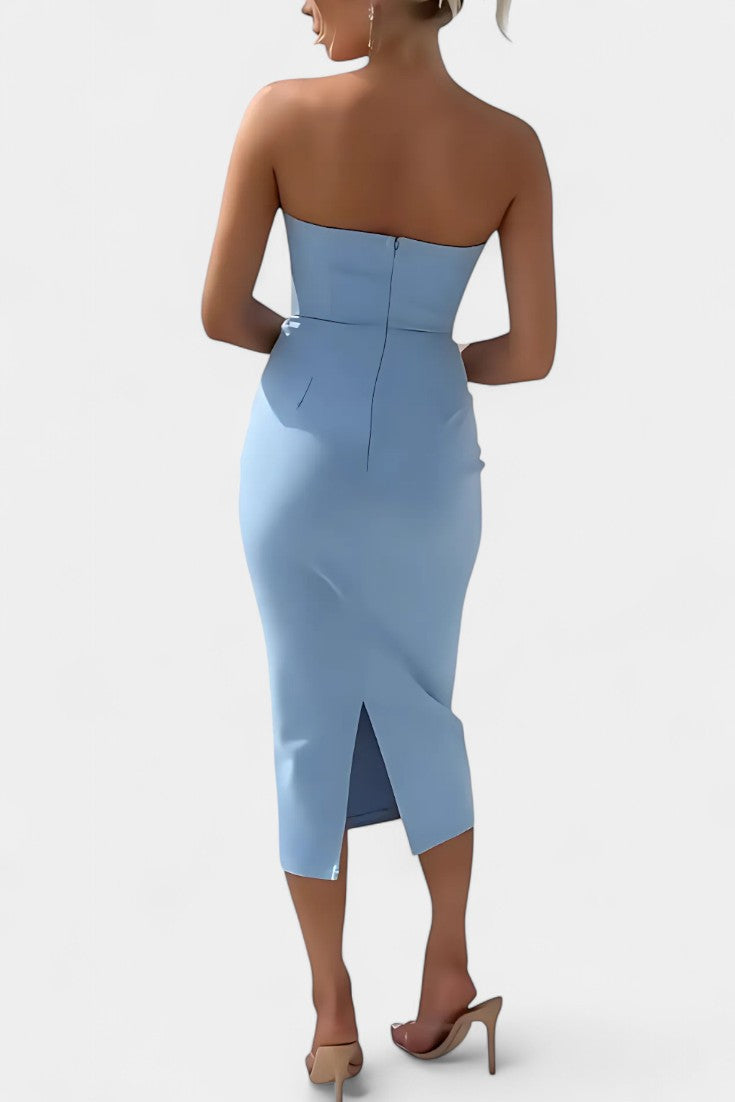 Iveta | Vestido Sin Tirantes y Sin Espalda