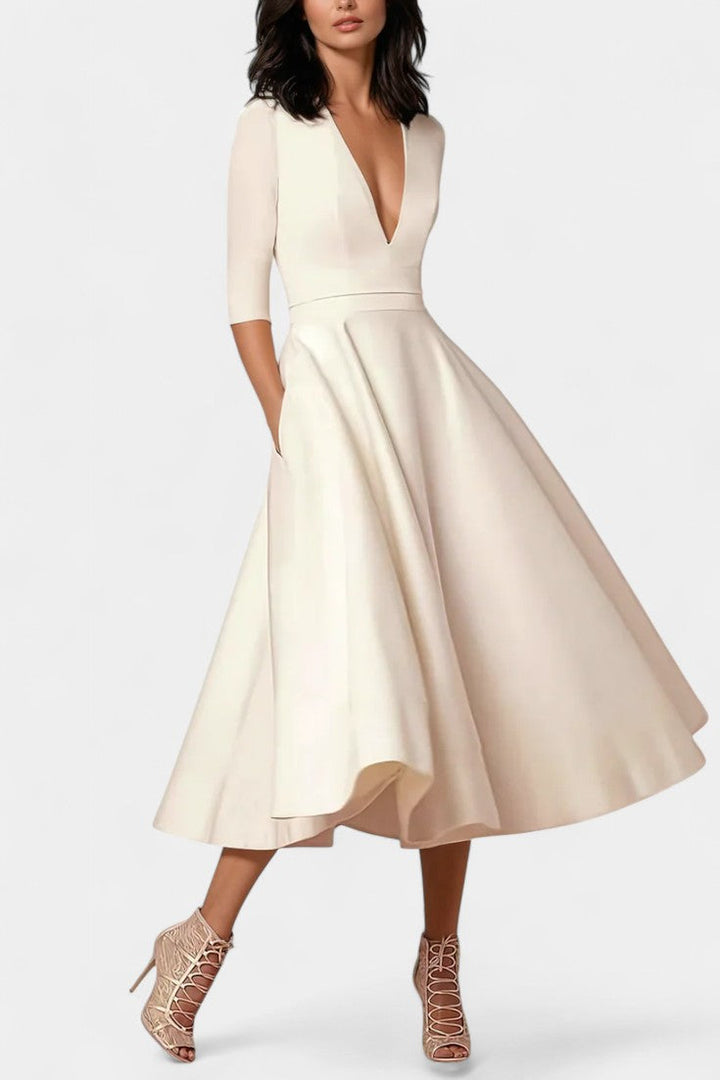 Nylah | Vestido Midi A-Line