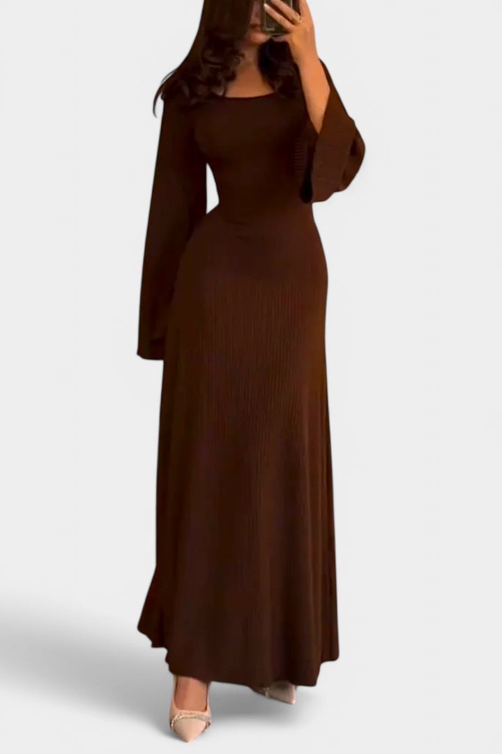 Livia | Vestido de Punto con Cintura