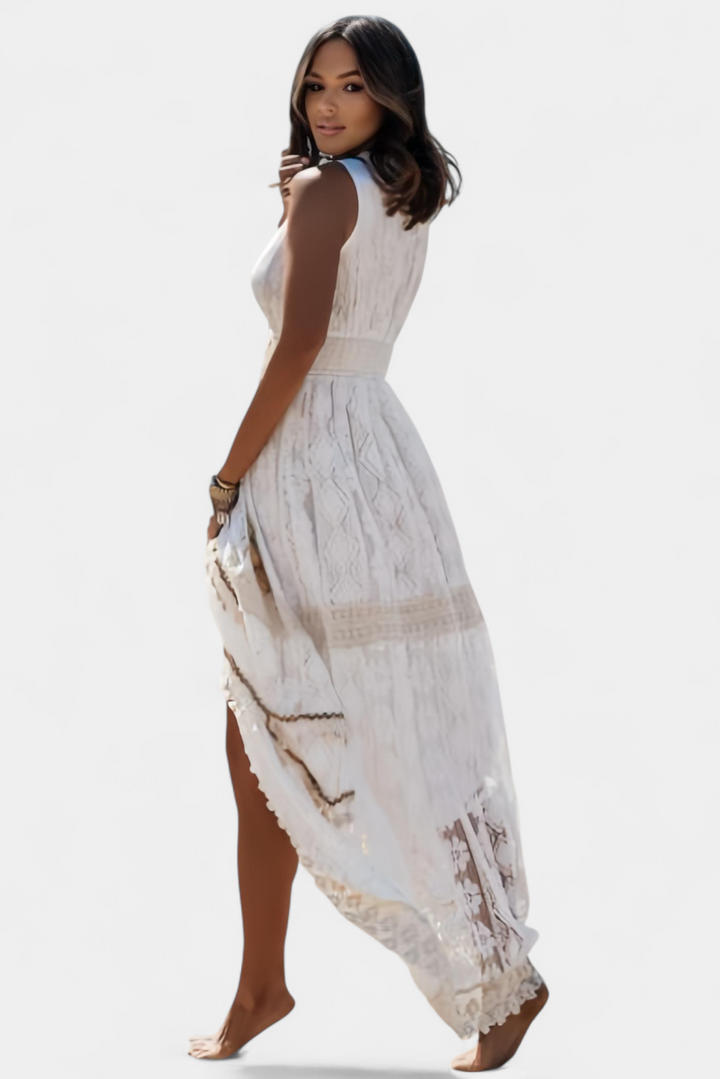 Jonna | Vestido Maxi de Encaje Boho