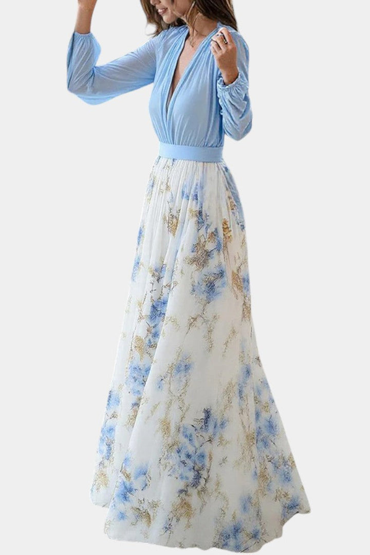 Eliane | El vestido maxi de flores impresionantes