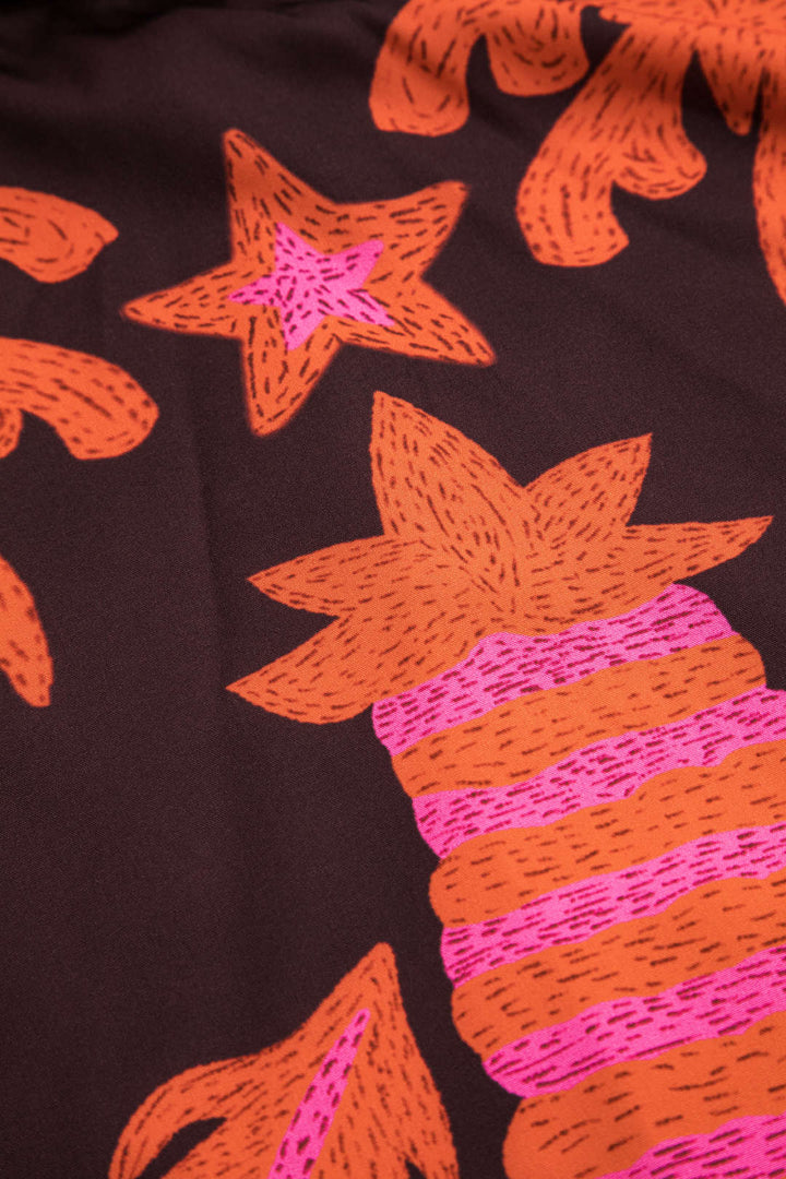 Sloan | Conjunto de Top y Falda Recortada Coconut Palm