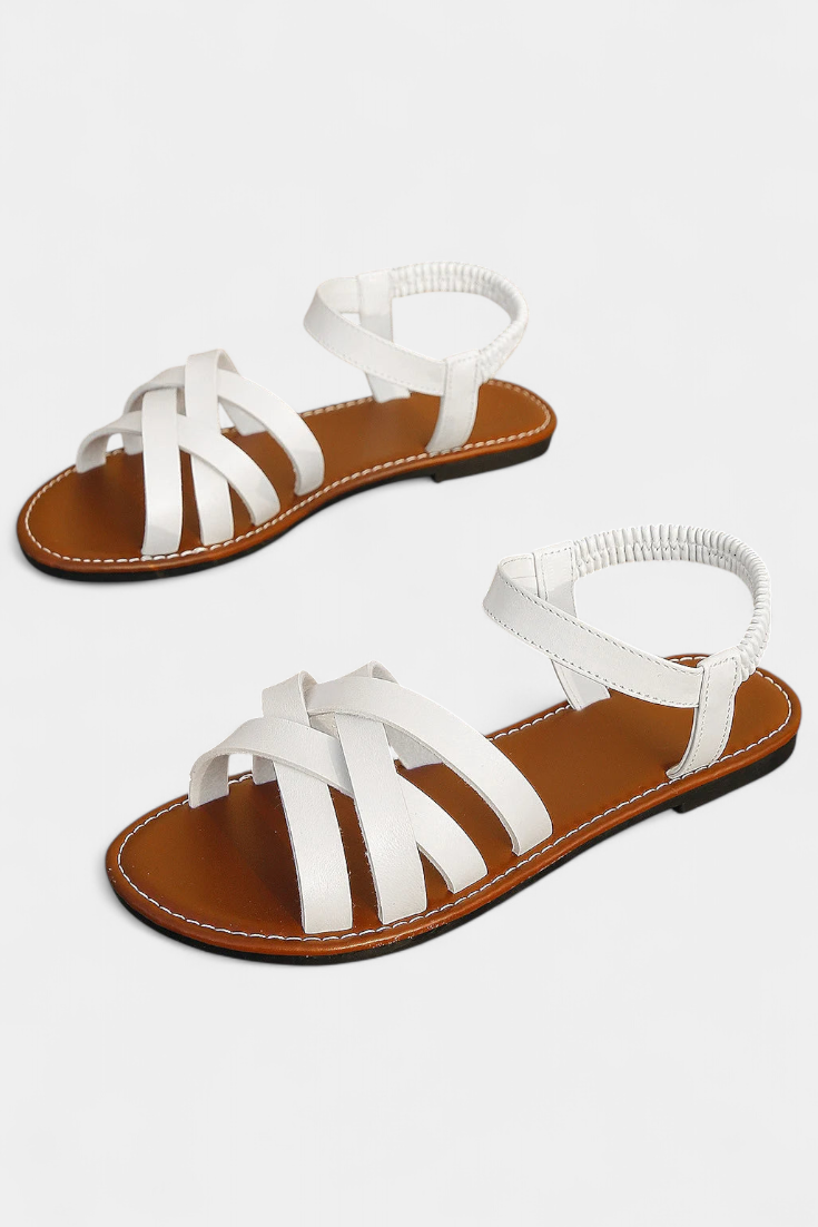 Romee | Sandalias Planas con Tiras y Comodidad Todo el Día