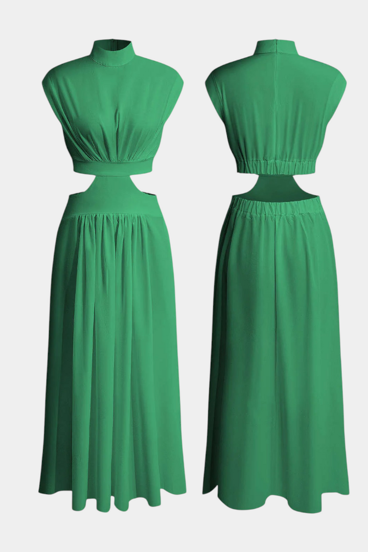 Jocelyn | Conjunto de Vestido con Abertura Lateral