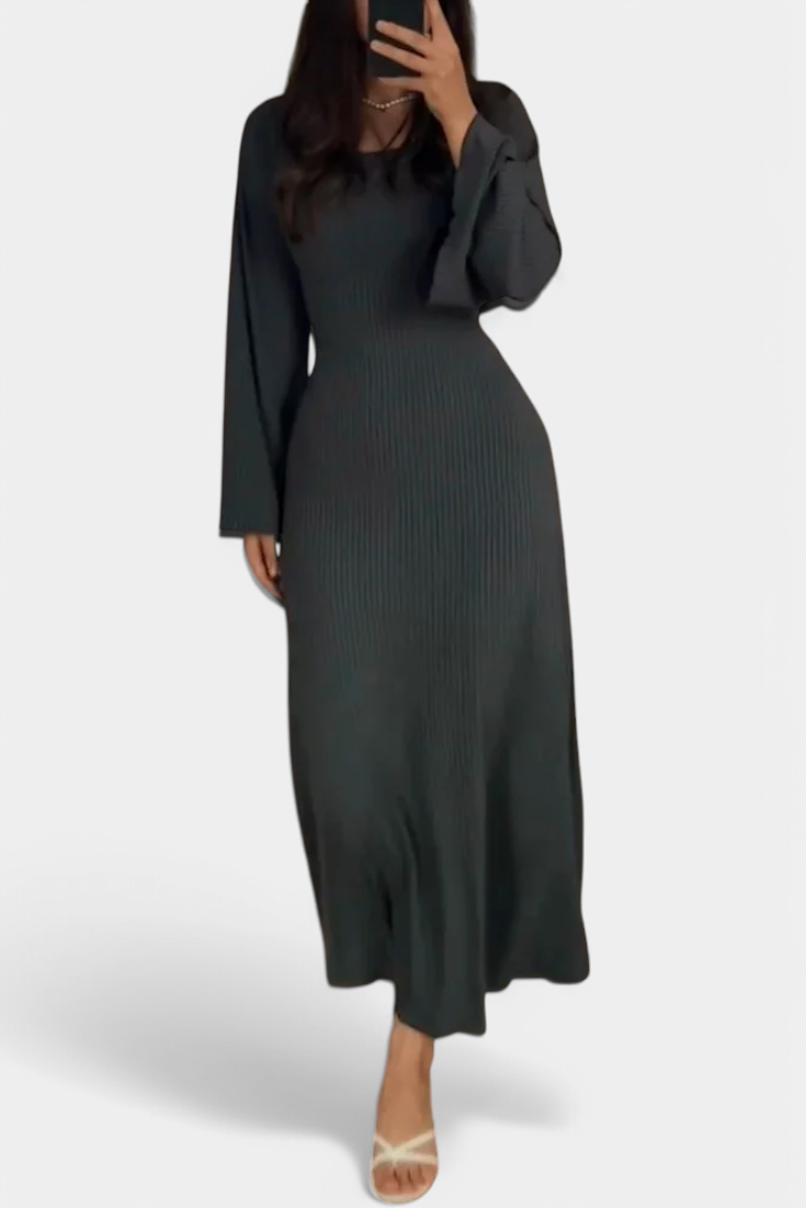 Livia | Vestido de Punto con Cintura