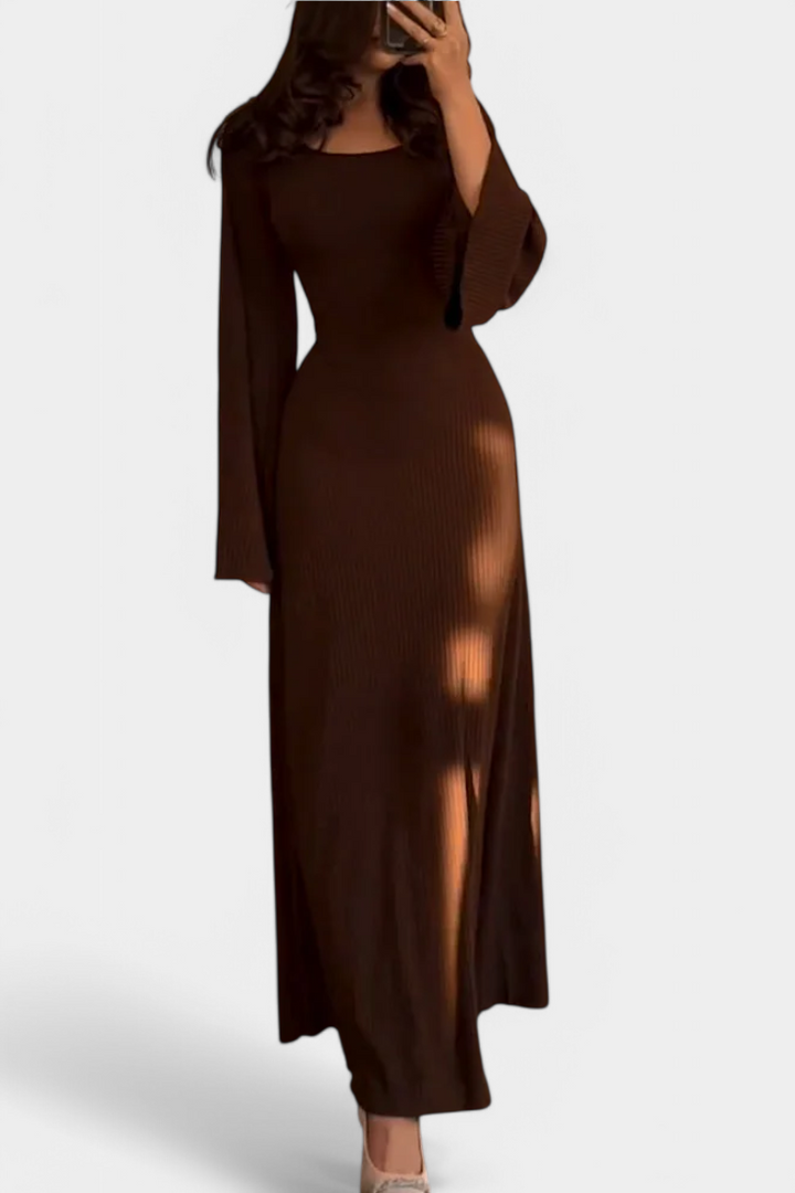 Livia | Vestido de Punto con Cintura