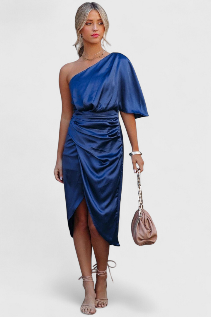 Anais | Vestido de Satén Elegante y Versátil