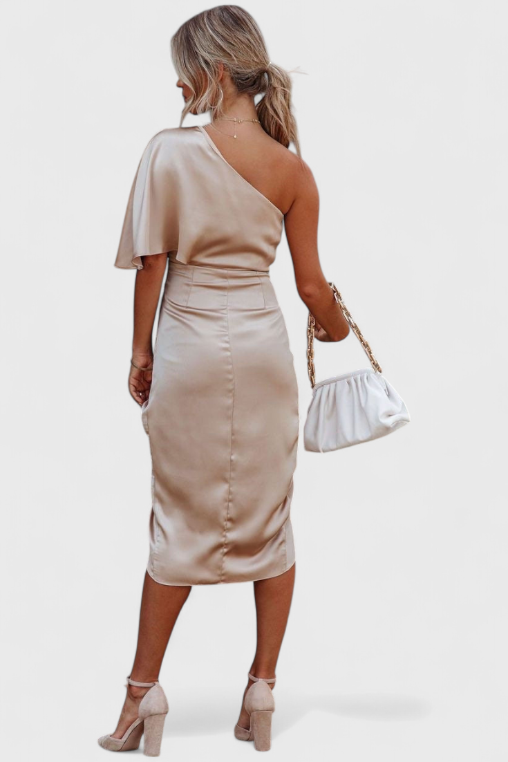 Anais | Vestido de Satén Elegante y Versátil