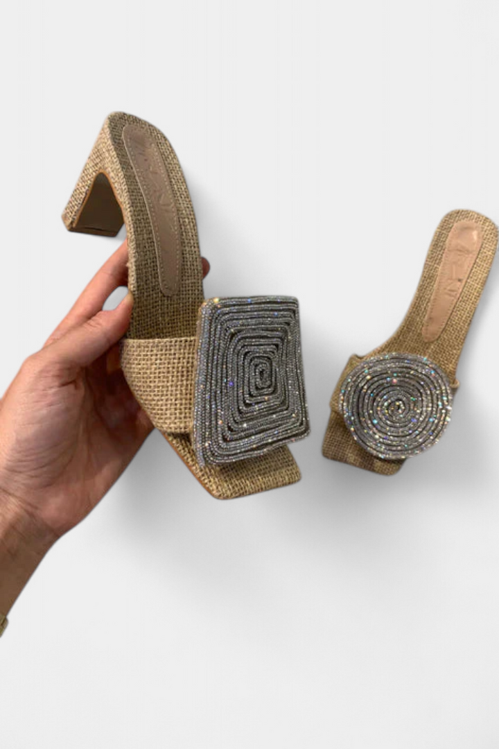 Rita | Sandalias Redondas y Cuadradas con Tacón