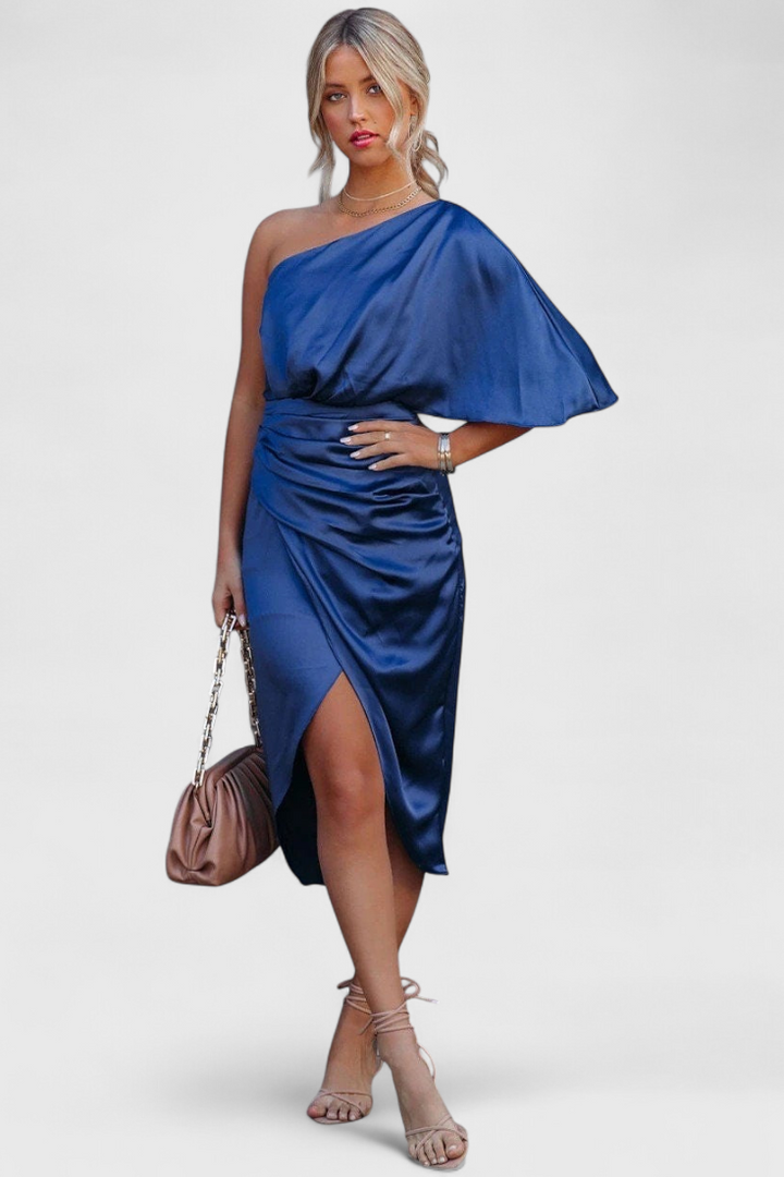 Anais | Vestido de Satén Elegante y Versátil