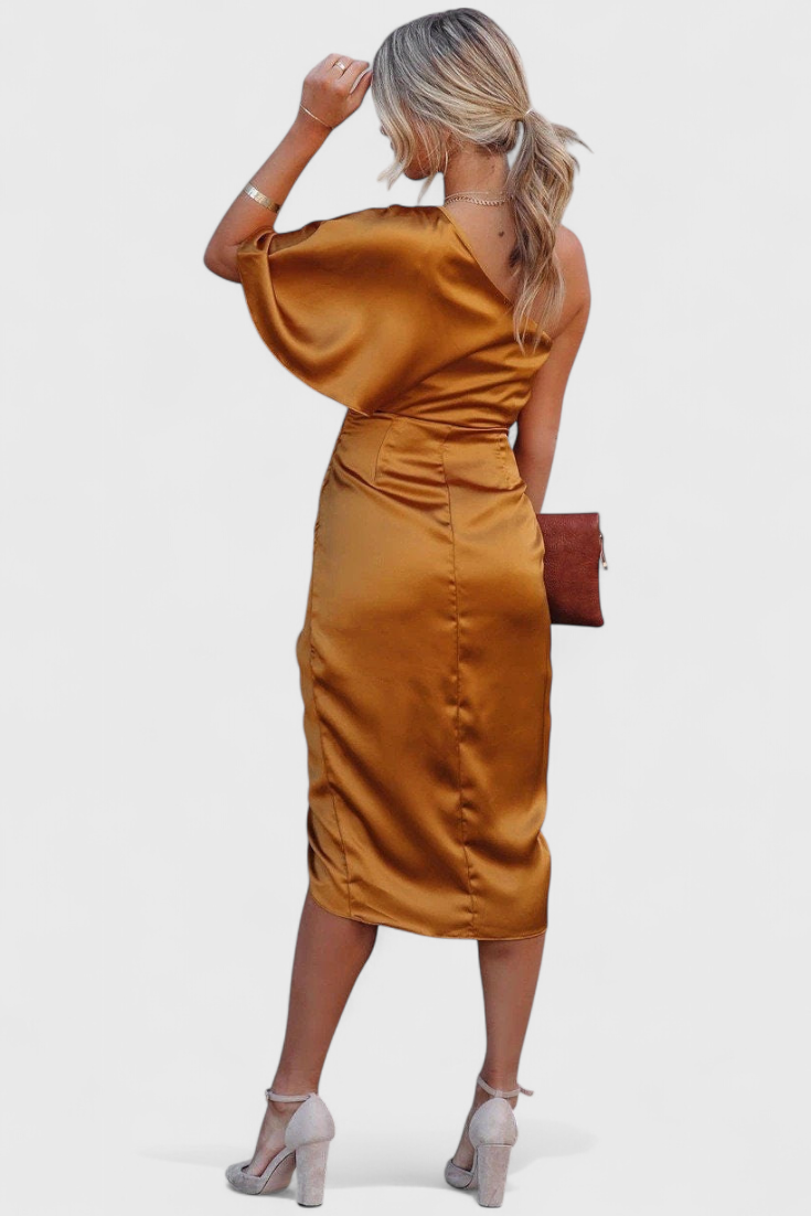 Anais | Vestido de Satén Elegante y Versátil