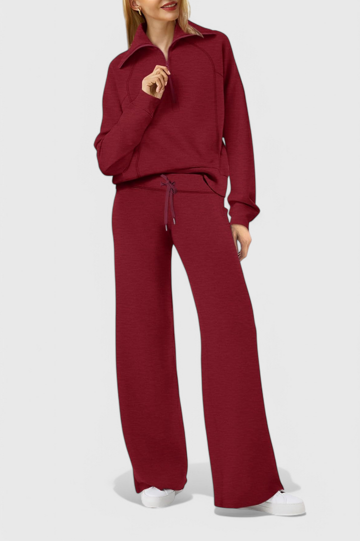 Berken | Conjunto de Lounge de Dos Piezas de Manga Larga