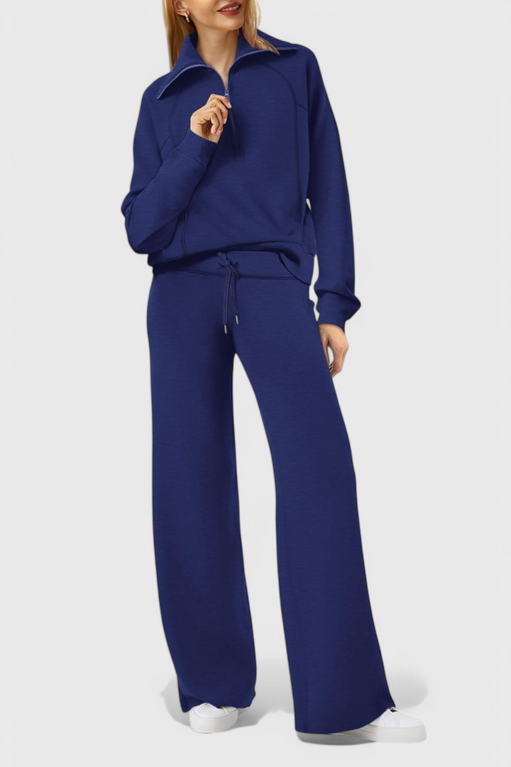 Berken | Conjunto de Lounge de Dos Piezas de Manga Larga