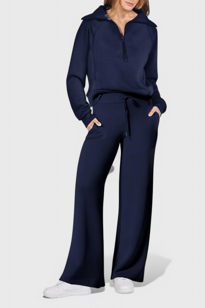 Berken | Conjunto de Lounge de Dos Piezas de Manga Larga