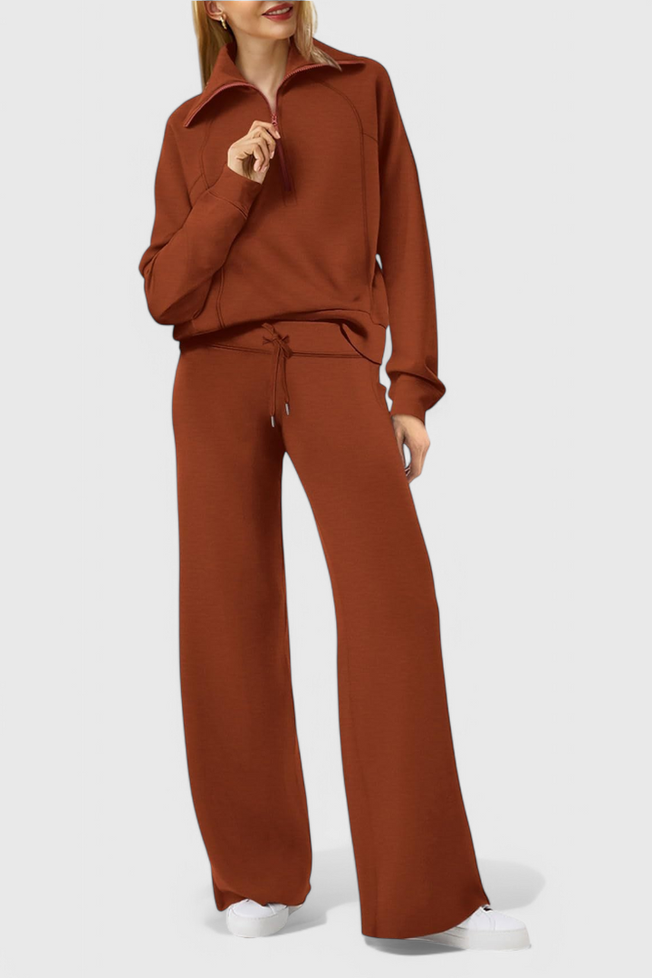 Berken | Conjunto de Lounge de Dos Piezas de Manga Larga