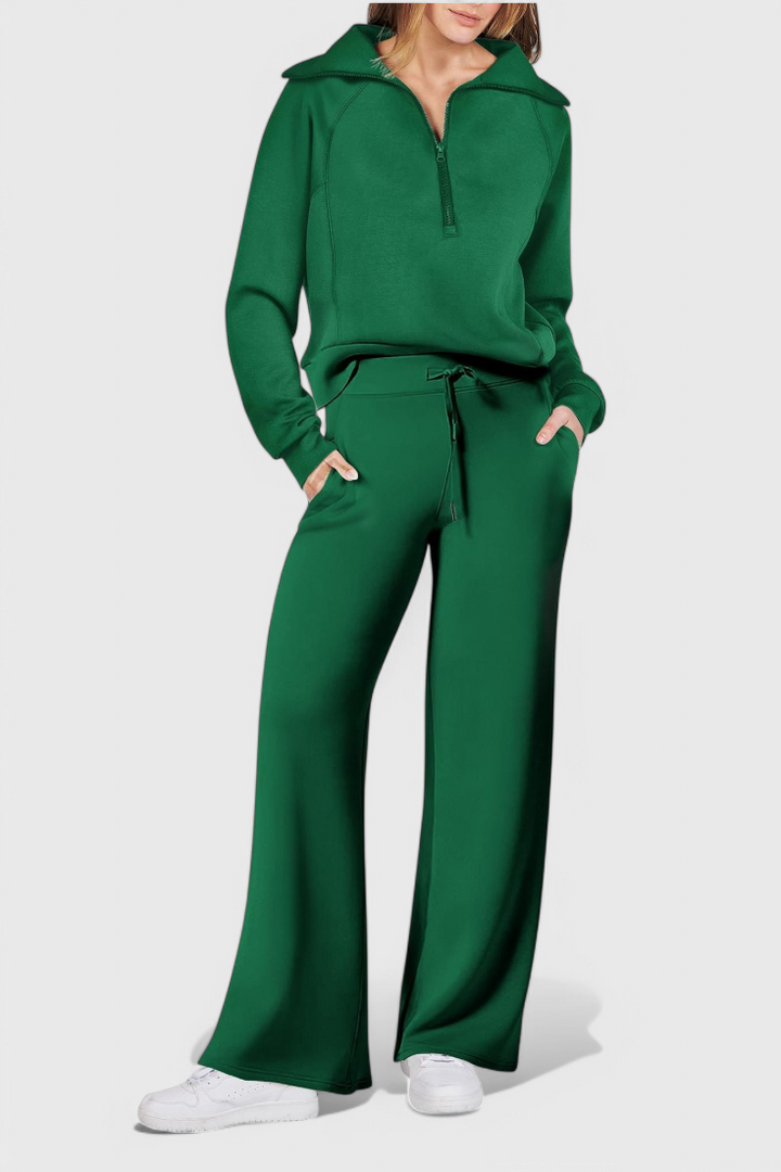 Berken | Conjunto de Lounge de Dos Piezas de Manga Larga