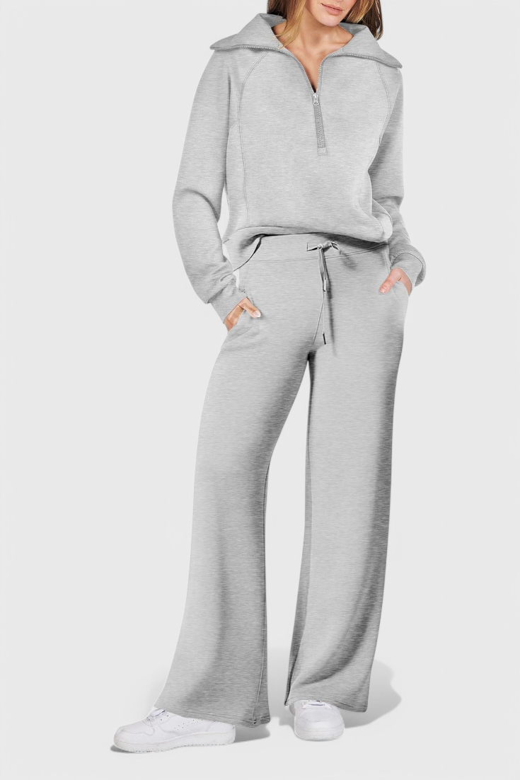 Berken | Conjunto de Lounge de Dos Piezas de Manga Larga