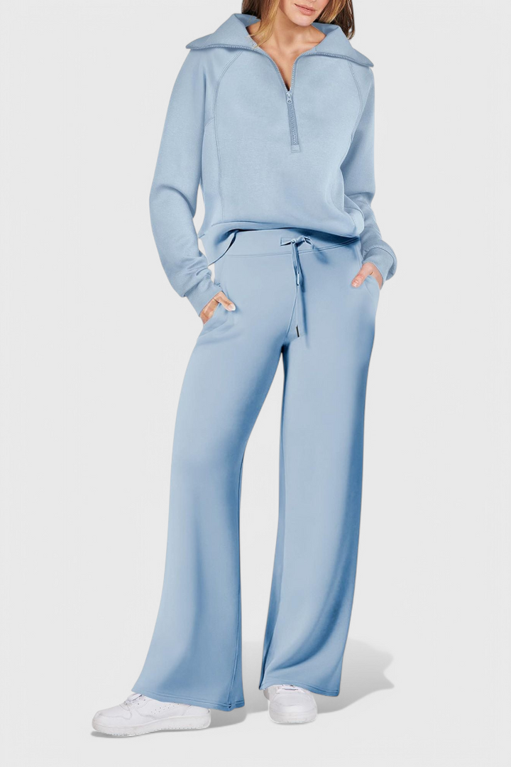 Berken | Conjunto de Lounge de Dos Piezas de Manga Larga