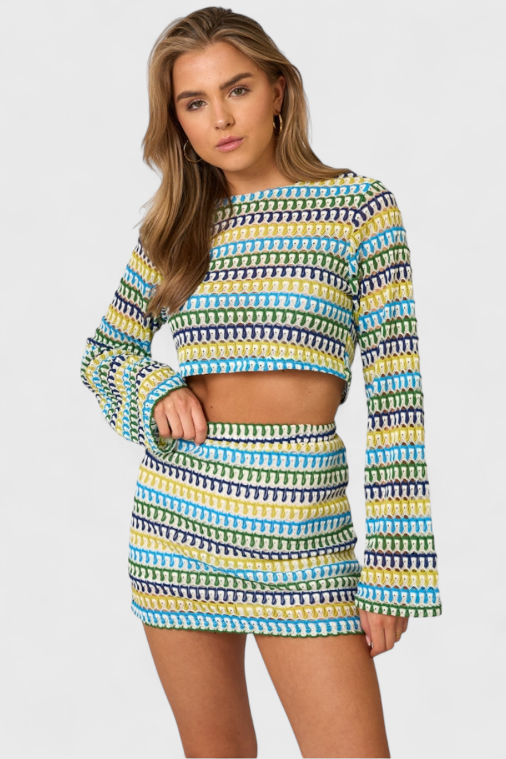 Islene | Conjunto Boho de Ganchillo Ligero