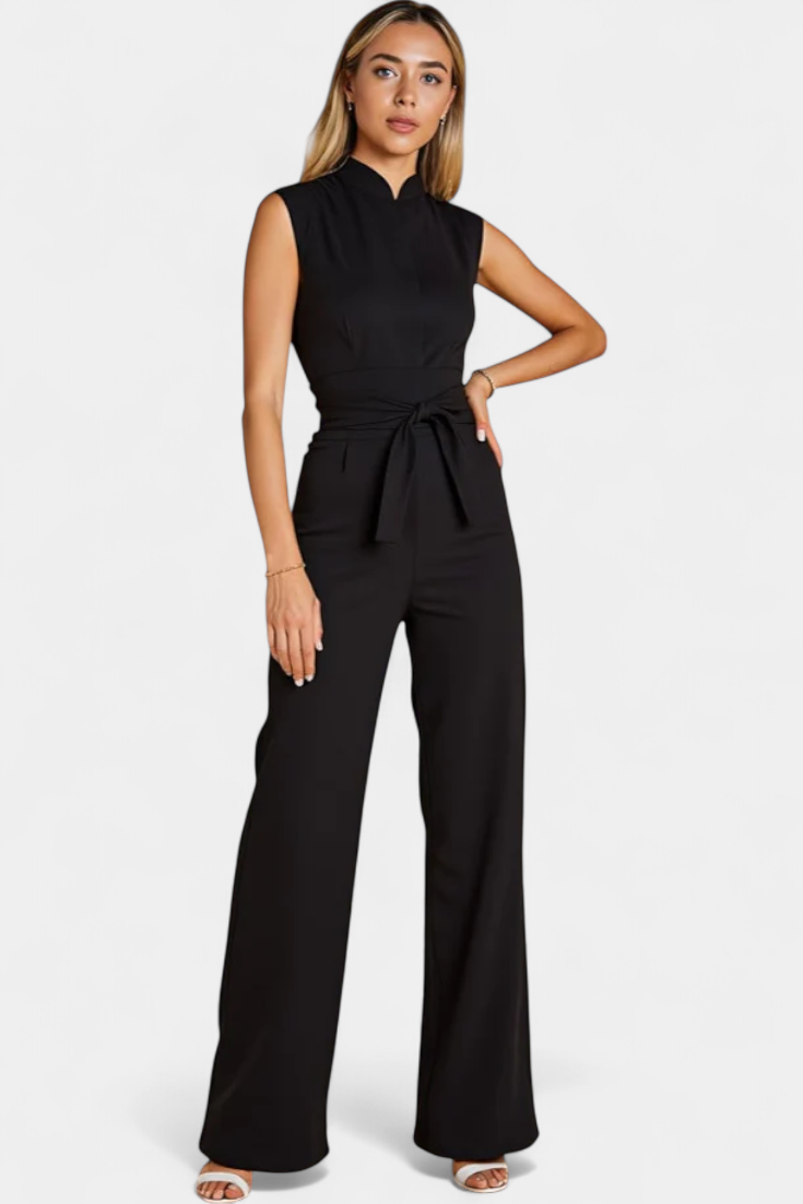 Ela | Mono Sin Mangas de Corte Acampanado