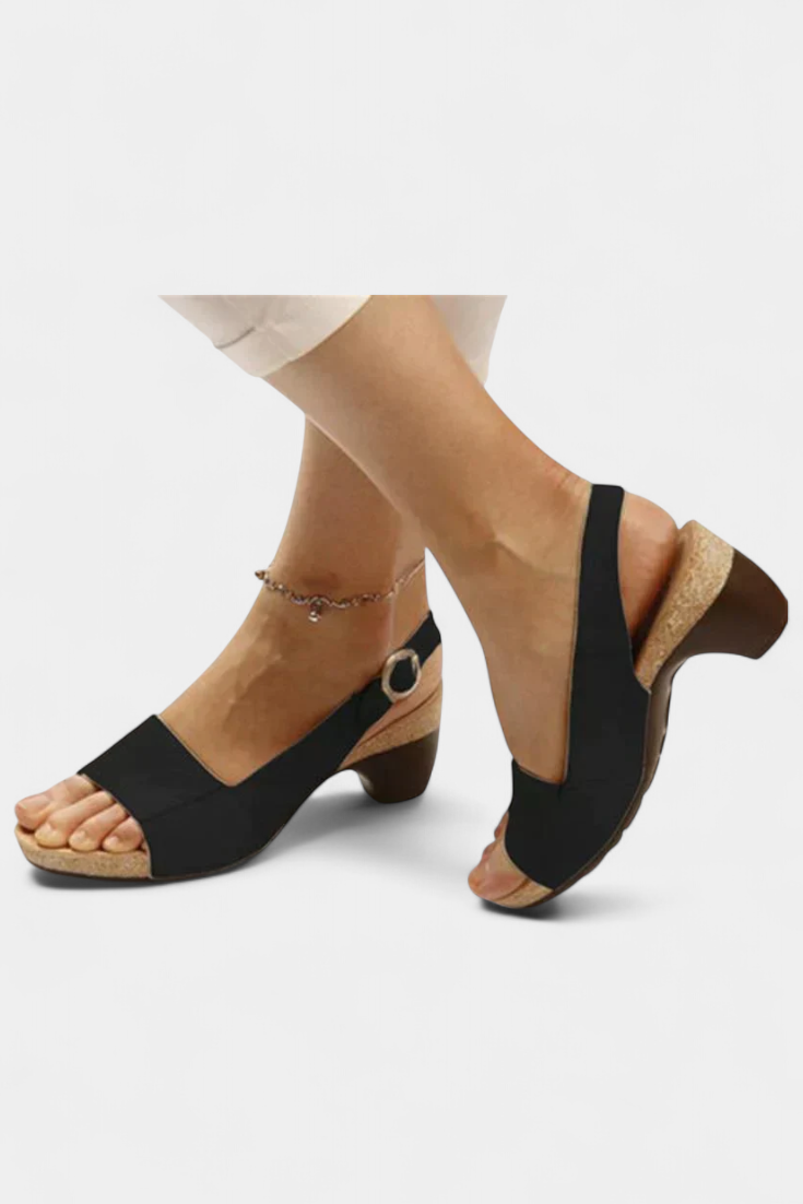 Judy | Sandalias Ortopédicas con Tacón Abierto