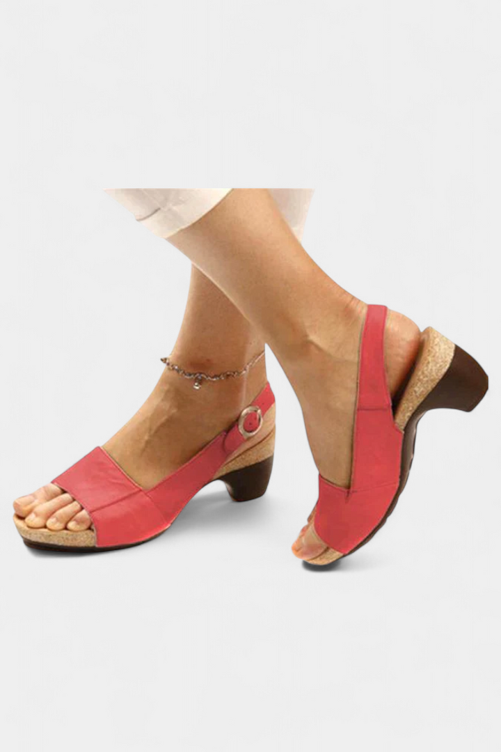 Judy | Sandalias Ortopédicas con Tacón Abierto