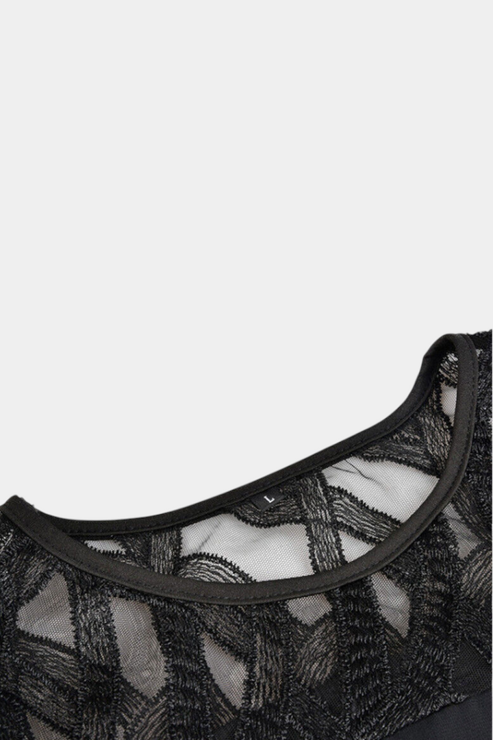 Yana | Vestido Talla Grande con Mangas de Encaje