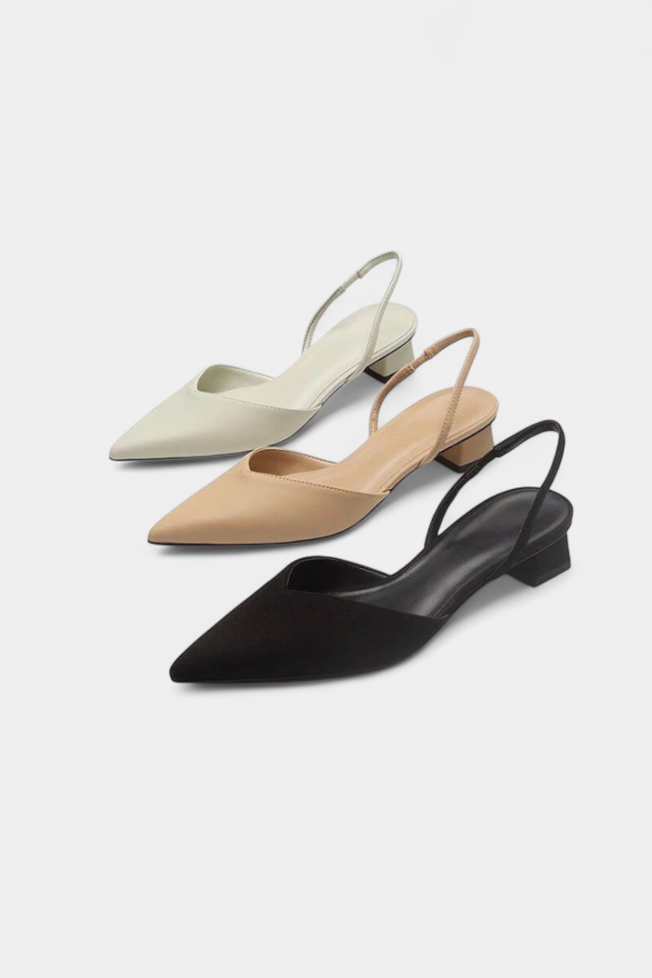 Babette | Tacones Slingback Puntiagudos