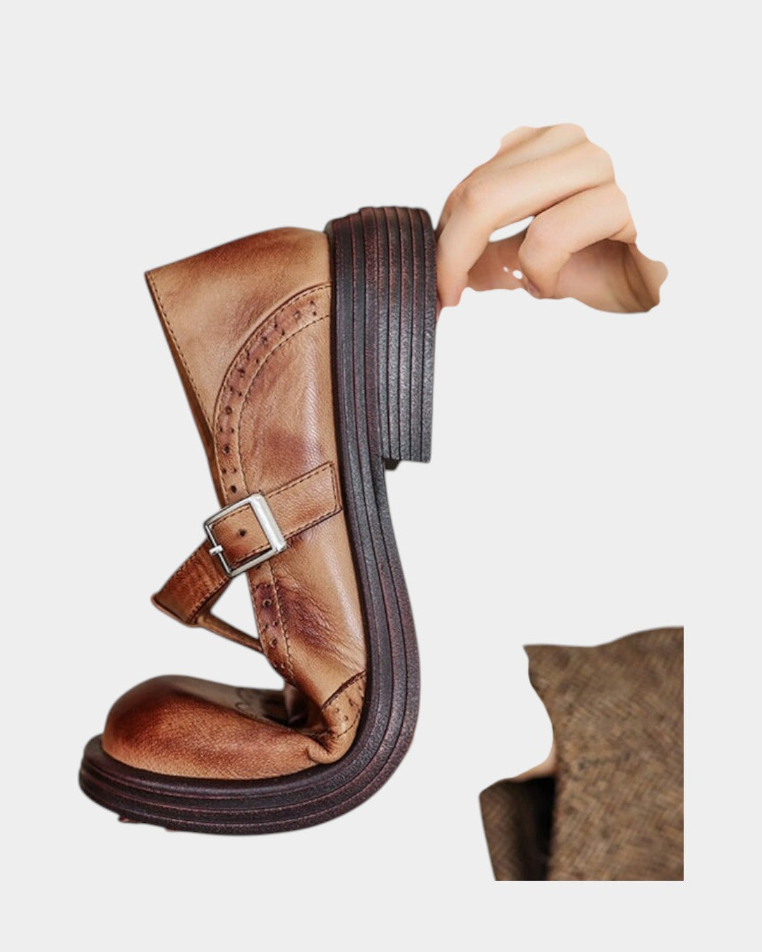 Velda | Elegantes mary janes de cuero