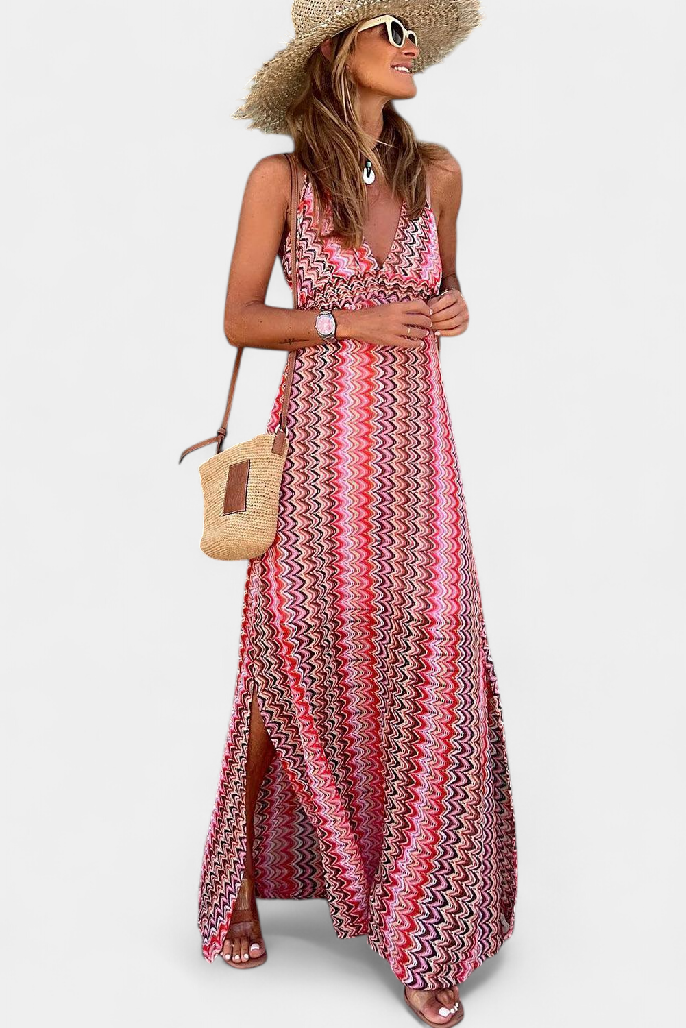 Jeni | Vestido Halter Boho Tribal