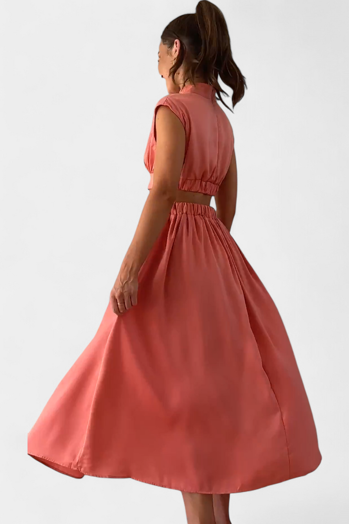 Jocelyn | Conjunto de Vestido con Abertura Lateral