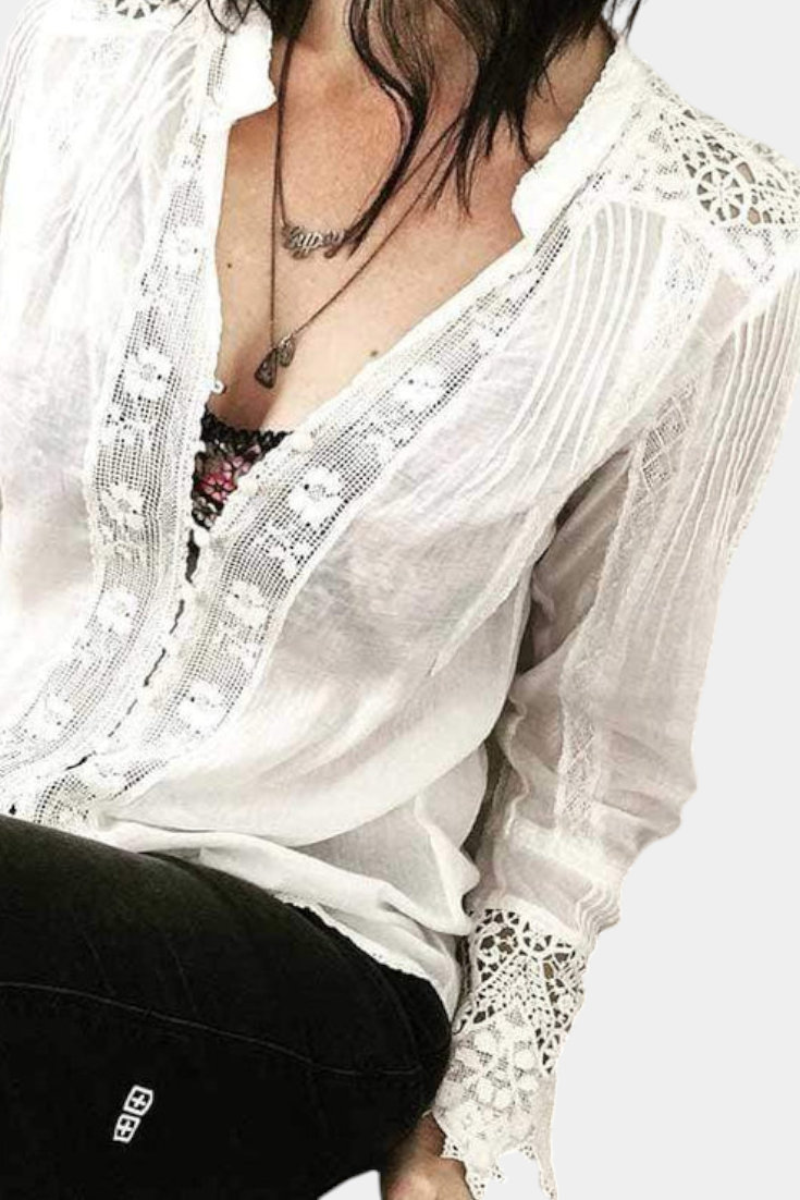 Carmen | Blusa de Encaje Bernelle