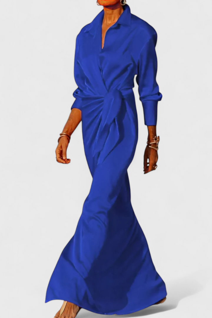 Marbella | Vestido Largo de Fiesta con Lazo