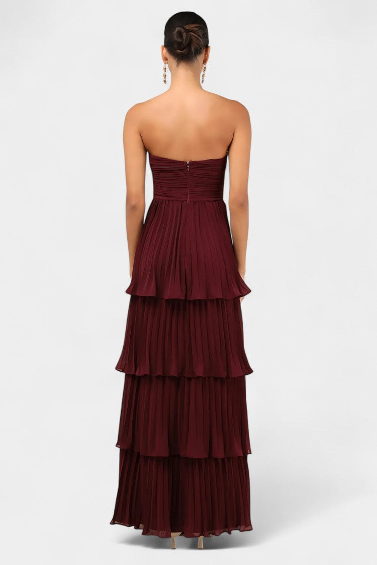 June | Vestido con Volantes y Escote Corazón