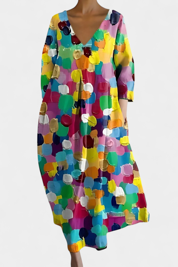 Anne | Vestido de Malla con Escote en V