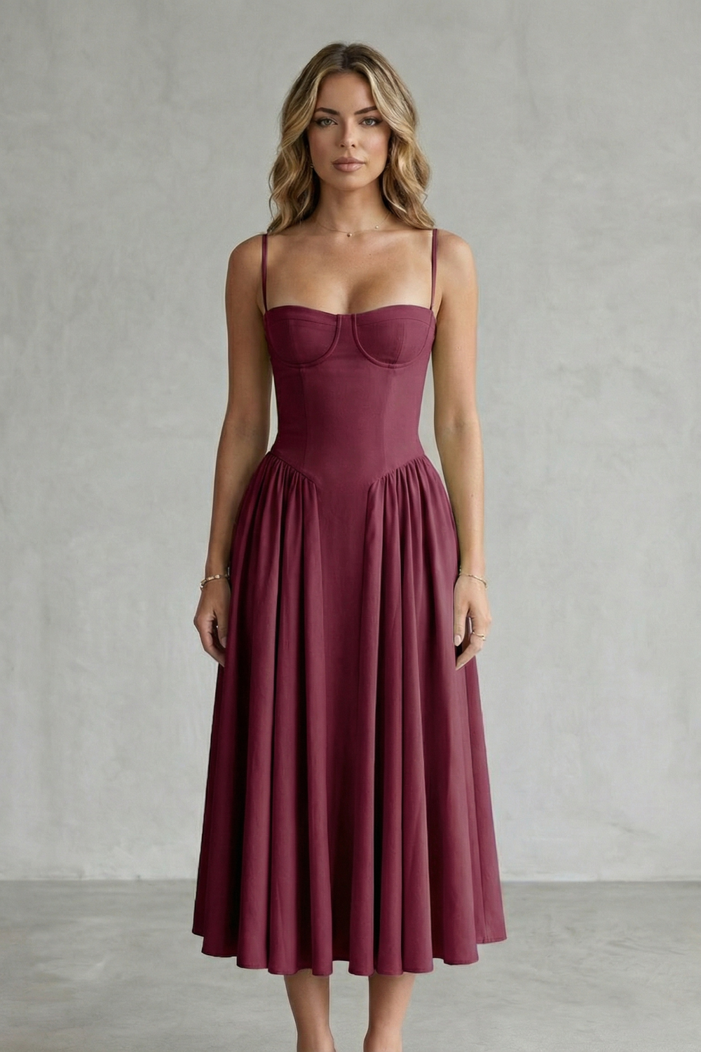 Calliope | Vestido estructurado sin mangas – Estructura atemporal