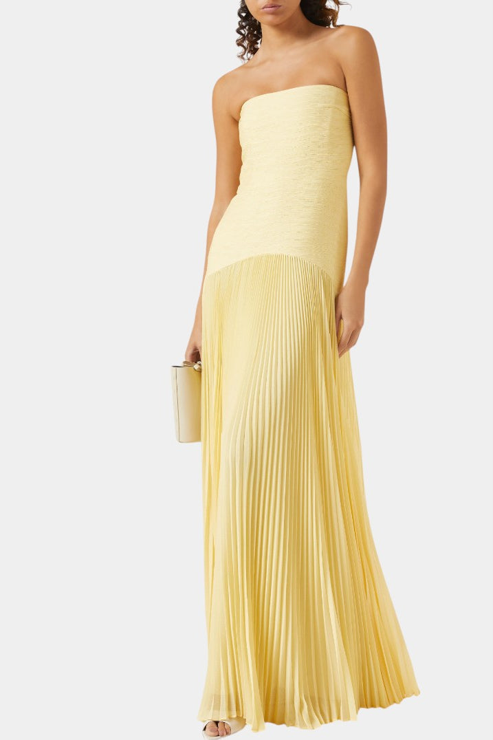 Deia | Vestido Maxi de Malla con Mangas Acampanadas