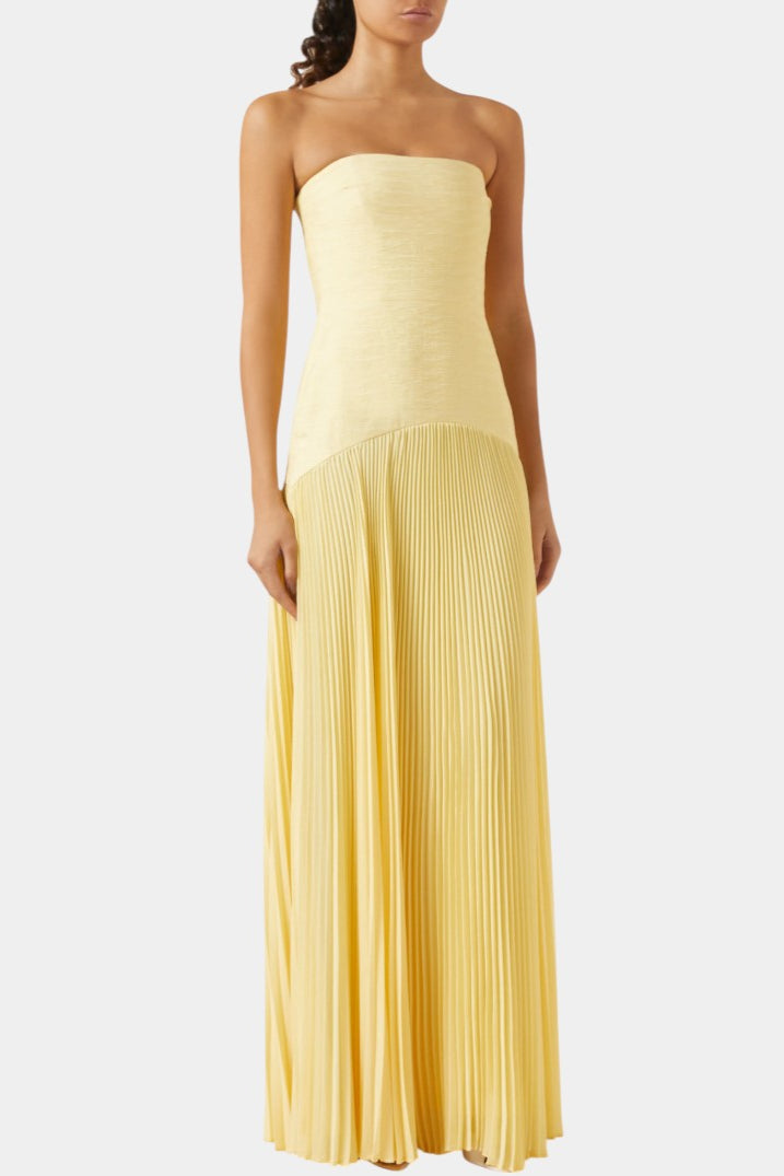 Deia | Vestido Maxi de Malla con Mangas Acampanadas