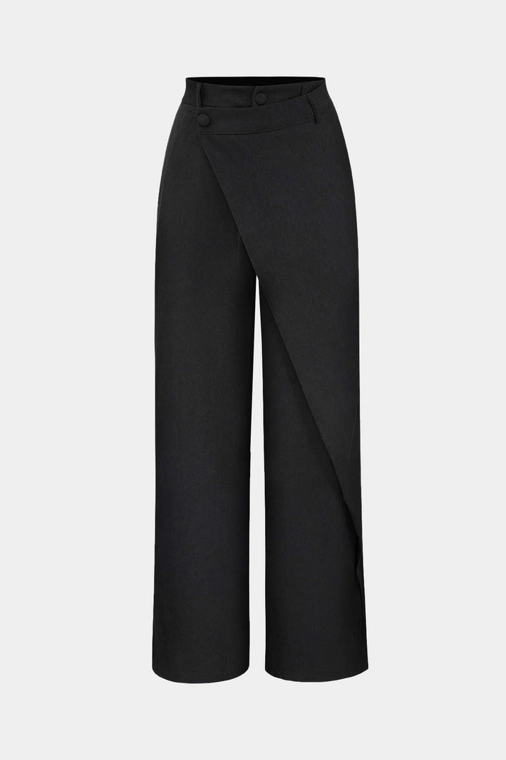 Oaklyn | Pantalones Rectos con Drapado Moderno