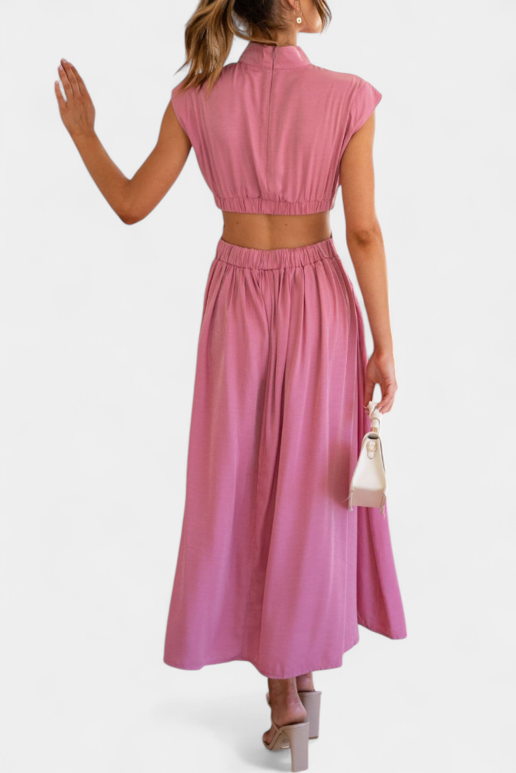 Jocelyn | Conjunto de Vestido con Abertura Lateral