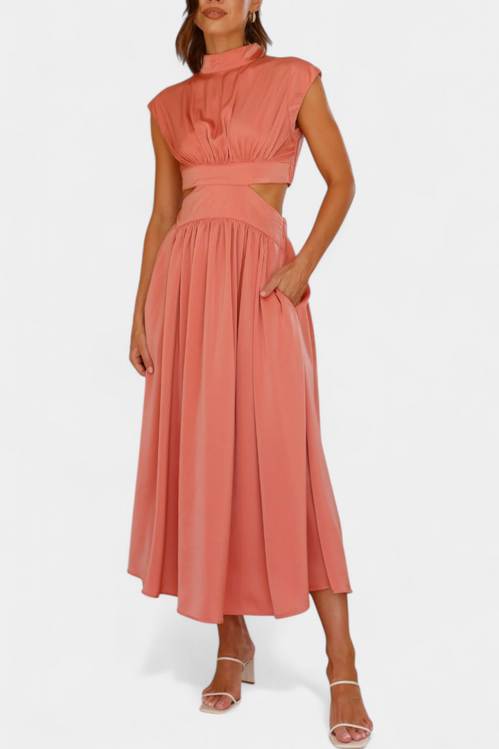 Jocelyn | Conjunto de Vestido con Abertura Lateral