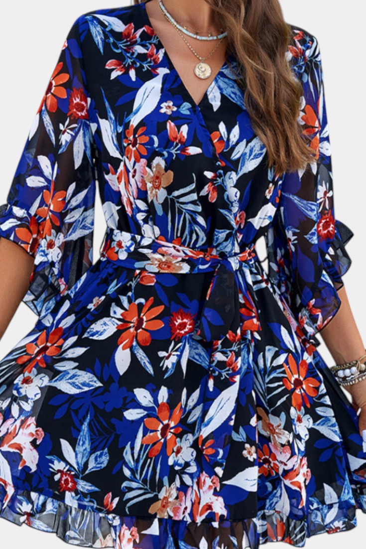 Besa | Vestido Mini Floral Impreso