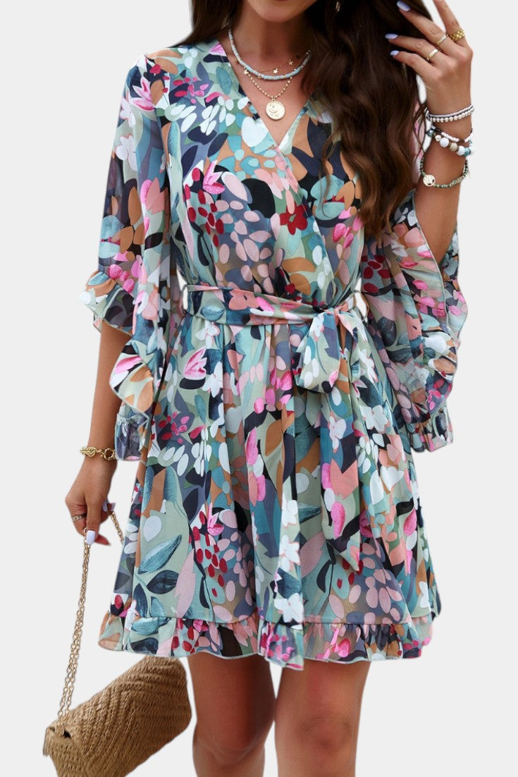 Besa | Vestido Mini Floral Impreso