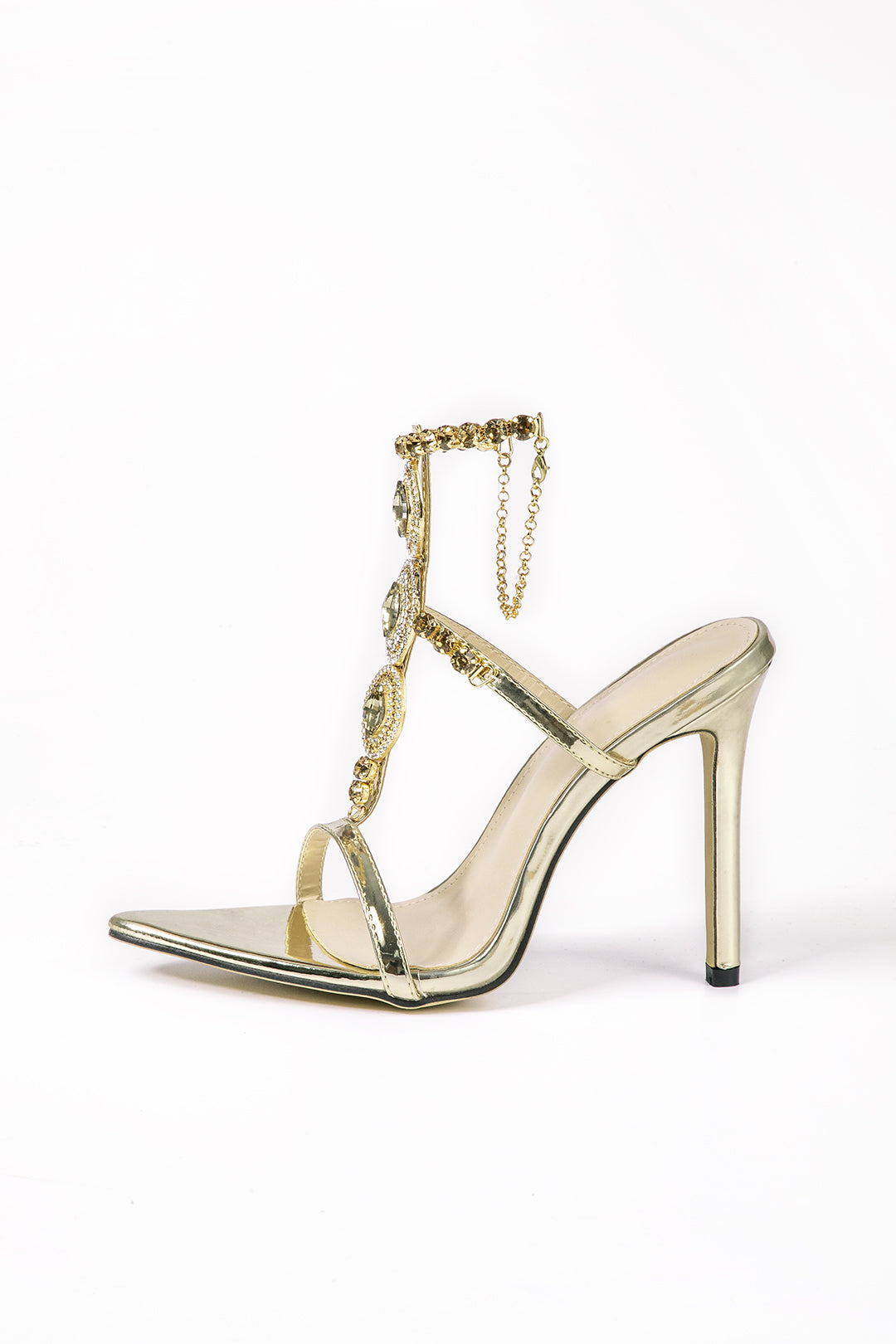 Alba | Tacones Altos con Punta de Strass