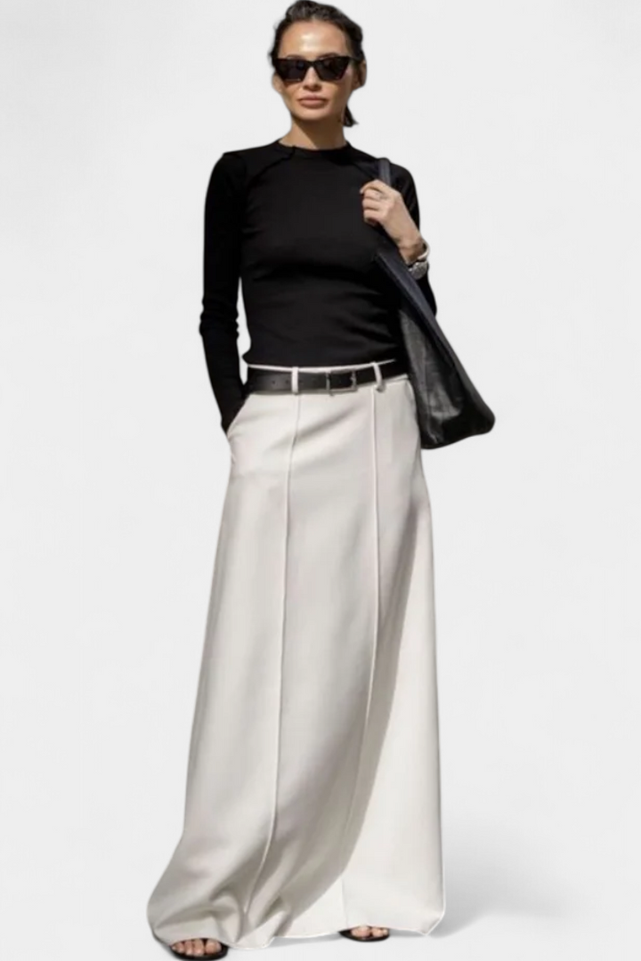 Ada | Falda H-Line Lisa con Estilo Urbano Moderno