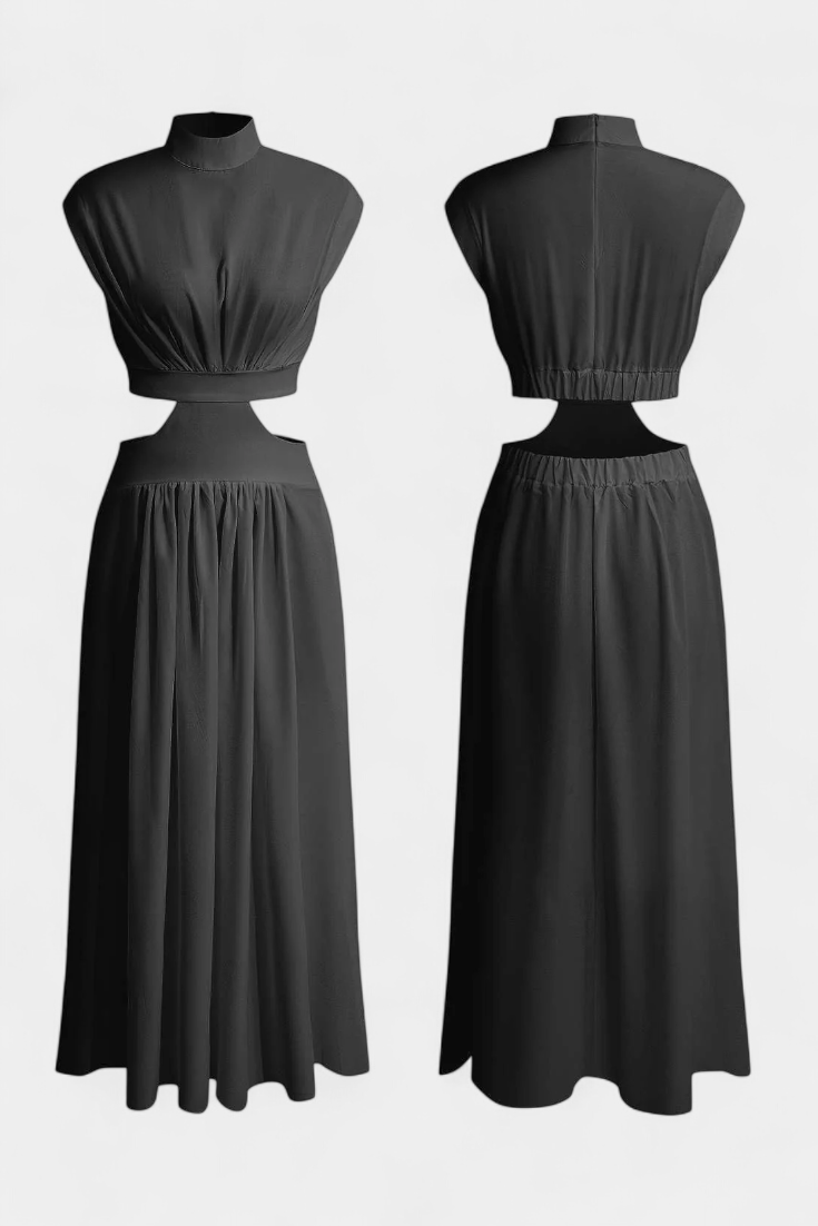 Jocelyn | Conjunto de Vestido con Abertura Lateral
